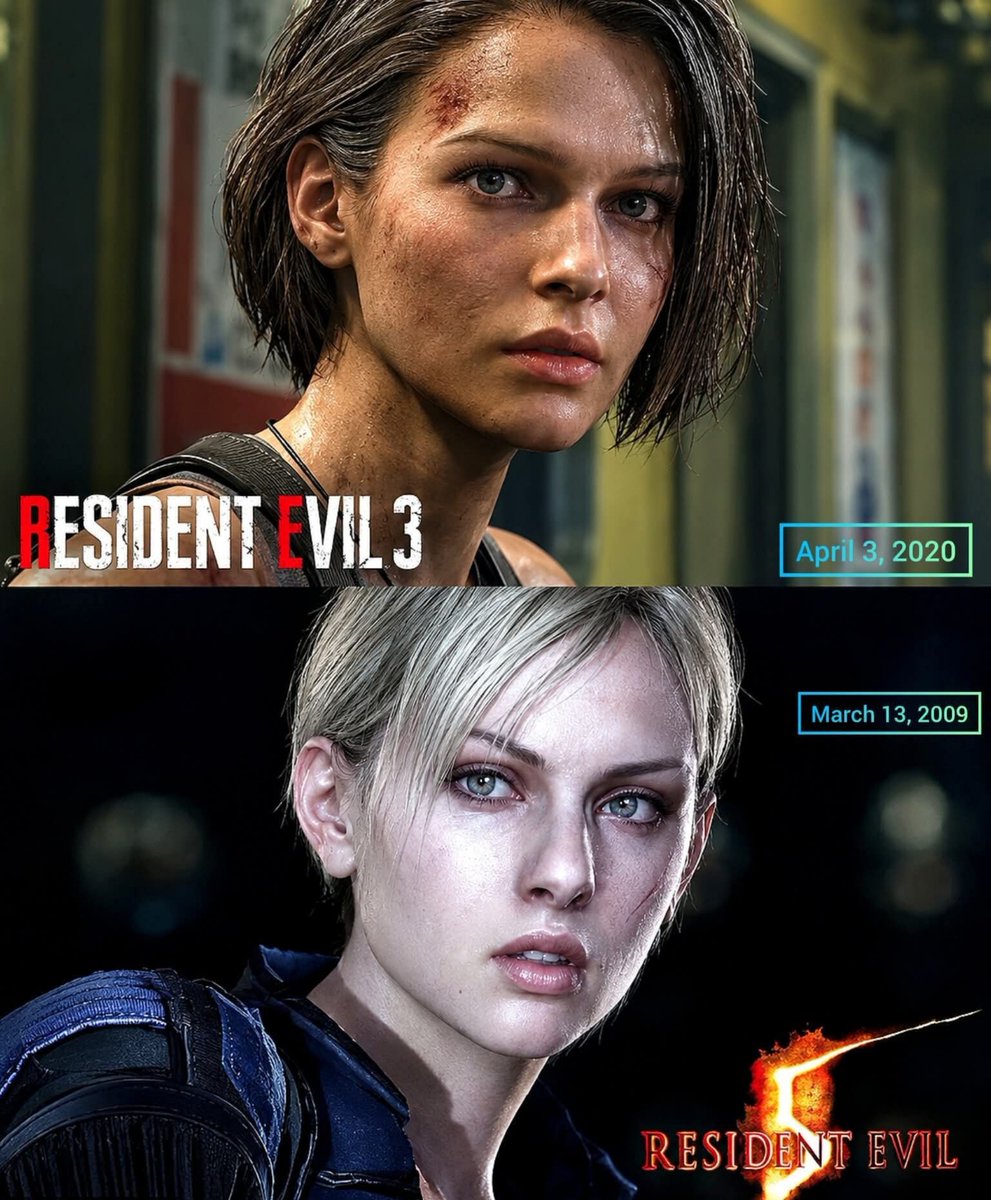 JillQueen31's tweet photo. Jill Valentine then vs, Jill Valentine now, two eras, one unforgettable survivor. 🔥
Which version of Jill still has your heart ? 👇
#JillValentine #ResidentEvilㅤ https://t.co/4RHICWRRwl