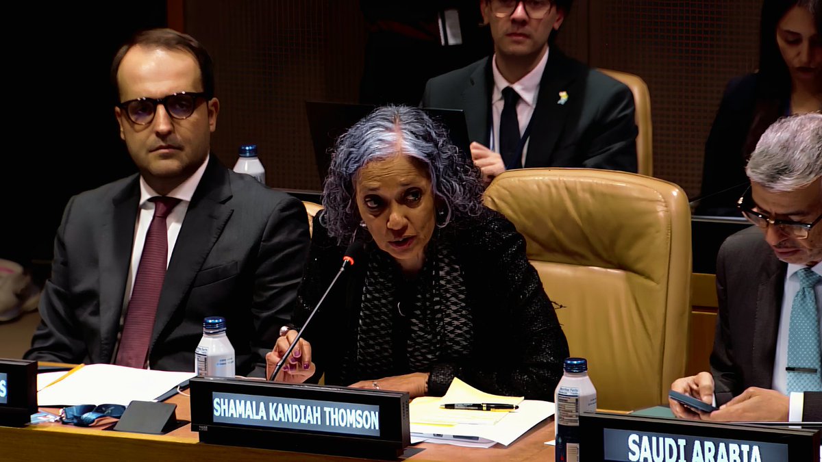 SCRtweets's tweet photo. At a high-level event convened by @GRUN_NY and @IndiaUNNewYork on the margins of the 81st session of the UN General Assembly, SCR Executive Director
@skandiah opened SCR’s contribution to the discussion before giving the floor to SCR Policy Analyst @rodrigopsaad, who presented his policy paper, “Artificial Intelligence, Geopolitics, and the UN Security Council.”

In his remarks, @rodrigopsaad highlighted how rapidly advancing AI capabilities are reshaping the international peace and security landscape, including:
🔹 The growing geopolitical competition around AI and the critical minerals, semiconductors, computing infrastructure, energy and data on which it depends.
🔹 The close links between AI and maritime security, from global supply chains and undersea data cables to the ways AI is changing what state and non-state actors can do at sea.
🔹 The potential for AI to strengthen peacekeeping, early warning, mediation, ceasefire monitoring and conflict analysis, while preserving meaningful human oversight.
🔹 Emerging risks associated with cyber operations, disinformation, autonomous weapons and the growing use of AI in military decision-making.

Rodrigo outlined the paper’s proposal for an Informal Expert Group on Technology, Peace and Security, which could provide Council members with more regular access to relevant expertise and help integrate technological considerations into the Council’s work.

We were pleased to contribute to this timely discussion alongside fellow briefers Amandeep Singh Gill, UN Under-Secretary-General and Special Envoy for Digital and Emerging Technologies, and Izumi Nakamitsu, UN Under-Secretary-General and High Representative for @UN_Disarmament. 

We thank @GRUN_NY for its support for SCR’s work on this important topic.