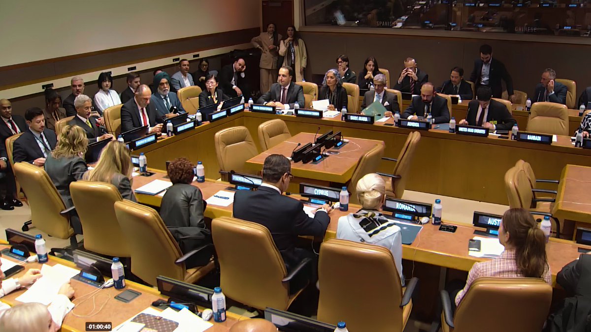 SCRtweets's tweet photo. At a high-level event convened by @GRUN_NY and @IndiaUNNewYork on the margins of the 81st session of the UN General Assembly, SCR Executive Director
@skandiah opened SCR’s contribution to the discussion before giving the floor to SCR Policy Analyst @rodrigopsaad, who presented his policy paper, “Artificial Intelligence, Geopolitics, and the UN Security Council.”

In his remarks, @rodrigopsaad highlighted how rapidly advancing AI capabilities are reshaping the international peace and security landscape, including:
🔹 The growing geopolitical competition around AI and the critical minerals, semiconductors, computing infrastructure, energy and data on which it depends.
🔹 The close links between AI and maritime security, from global supply chains and undersea data cables to the ways AI is changing what state and non-state actors can do at sea.
🔹 The potential for AI to strengthen peacekeeping, early warning, mediation, ceasefire monitoring and conflict analysis, while preserving meaningful human oversight.
🔹 Emerging risks associated with cyber operations, disinformation, autonomous weapons and the growing use of AI in military decision-making.

Rodrigo outlined the paper’s proposal for an Informal Expert Group on Technology, Peace and Security, which could provide Council members with more regular access to relevant expertise and help integrate technological considerations into the Council’s work.

We were pleased to contribute to this timely discussion alongside fellow briefers Amandeep Singh Gill, UN Under-Secretary-General and Special Envoy for Digital and Emerging Technologies, and Izumi Nakamitsu, UN Under-Secretary-General and High Representative for @UN_Disarmament. 

We thank @GRUN_NY for its support for SCR’s work on this important topic.