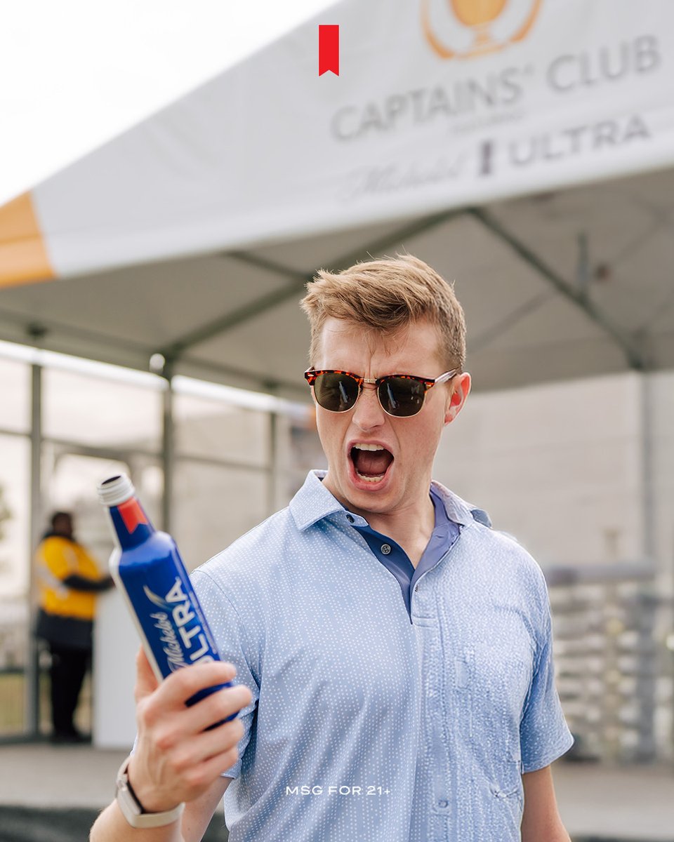 MichelobULTRA's tweet photo. This and watching a full day of golf​ @PresidentsCup https://t.co/VeN0io2k2V