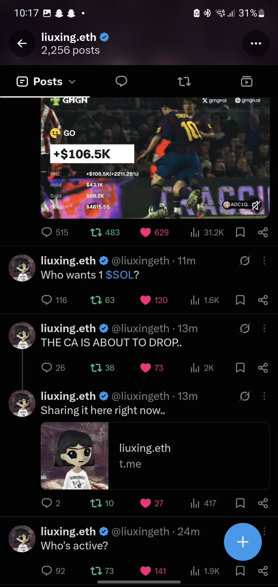 Tommmsol's tweet photo. @thisisvalgrey @liuxingeth 7spLznr7y6pX4P2QqQ35Jo6hyvRVSJfudspSuirJEwWP

Let's goooo https://t.co/JRlkrTk6xd