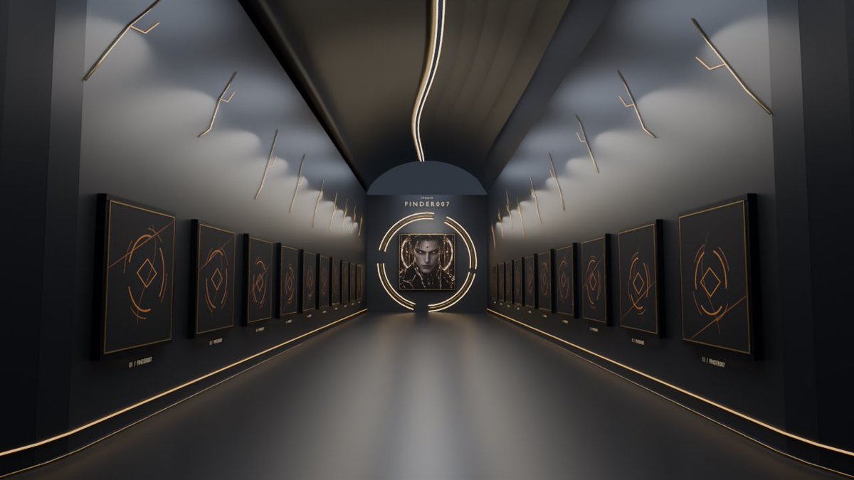 MRfinder007's tweet photo. A small look at the Finder007 Studio we’re building 👁️ A 3D space where viral projects, signals and discoveries will live on the walls. Still under construction, but the atmosphere is starting to feel right. More soon.

This is a render of the real Finder007 Studio room, designed with the look of a real physical space. Inside, there are 21 display areas in total 20 pieces at 2x2 meters and 1 large 4x4 meter centerpiece. For now, these spaces are built for digital artworks and posts, but over time some may also evolve into portals. With the launch, we want this studio to become a living space filled with updates, viral content, and constant new drops. More than just showcasing a project, our goal is to build the feeling of an active, engaging, and social community. That’s the vision. 👁️ #memes #pumpfun #3D #digitalroom #NFTs #Crypto #solana
