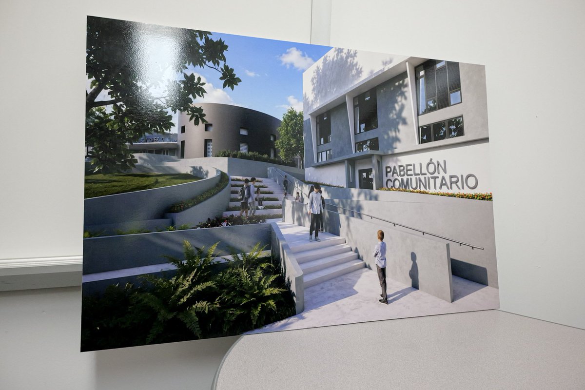 Cor3pr's tweet photo. 🏗️ ¡La reconstrucción sigue avanzando! Con una obligación de $35.6 millones en fondos de FEMA, se colocó la primera piedra para la modernización y expansión de la Escuela Superior Isidro A. Sánchez, afectada por el huracán María.

#ReconstrucciónEnAcción https://t.co/rbH391DeFh