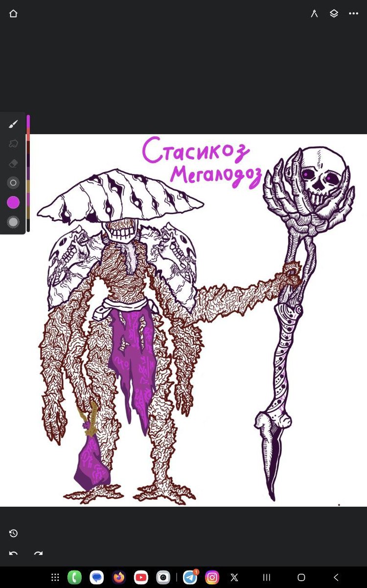 GiHi008's tweet photo. @cattie_VArtist I'm think maybe I missed some of his arms proportions,but I'm not really sure about it 
So I present,humanoid shroom necromancer and a support caster with a hermit streak 
Stasicosis Megalodosis(or Shroom SM)
#originalcharacter #conceptart #fantasyart #necromancer #digitalart https://t.co/5lP3i2uADQ