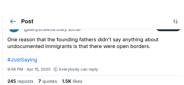 libs_talking's tweet photo. @ICEgov Founding fathers had open borders, they say. Screenshot. https://t.co/1927l8IGE7