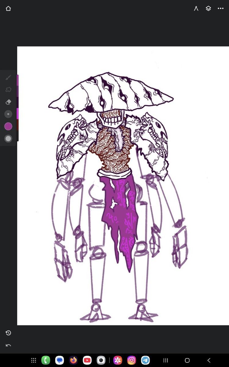GiHi008's tweet photo. @cattie_VArtist I'm think maybe I missed some of his arms proportions,but I'm not really sure about it 
So I present,humanoid shroom necromancer and a support caster with a hermit streak 
Stasicosis Megalodosis(or Shroom SM)
#originalcharacter #conceptart #fantasyart #necromancer #digitalart https://t.co/5lP3i2uADQ