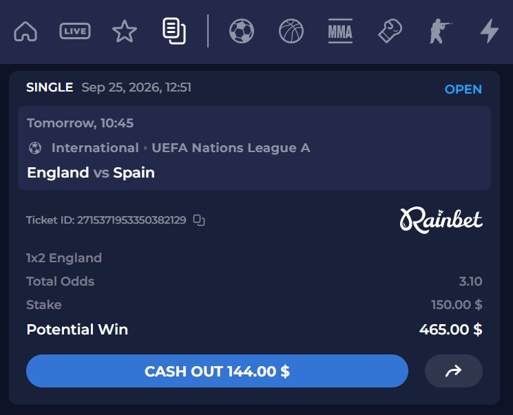 TrollFootball's tweet photo. Name one thing that will 100% happen in England vs Spain 👇

I will start: David Raya to warm the bench https://t.co/fWkufXhP8j