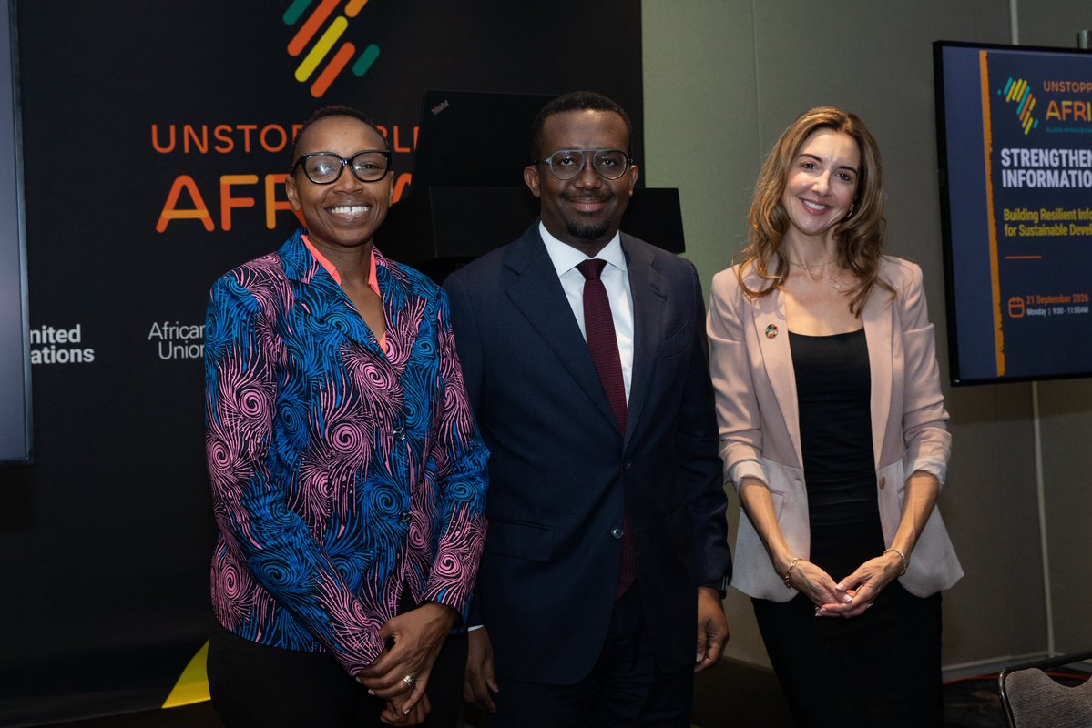 OmarFarukOsman's tweet photo. Without safe and quality journalism, there can be no information integrity, as disinformation finds space to grow and thrive.

Glad to have joined prominent UN and African speakers in New York for a roundtable on Strengthening Information Integrity: Building Resilient Information Environments for Sustainable Development in Africa, on the sidelines of Unstoppable Africa 2026 during the 81st Session of the UN General Assembly.

Journalists are not just targets of the information ecosystem crisis and online attacks. They are part of the solution. Africa is at the forefront of shaping solutions that preserve information integrity, which reflect our own realities.

Photo credit: Joel S Photo LLC