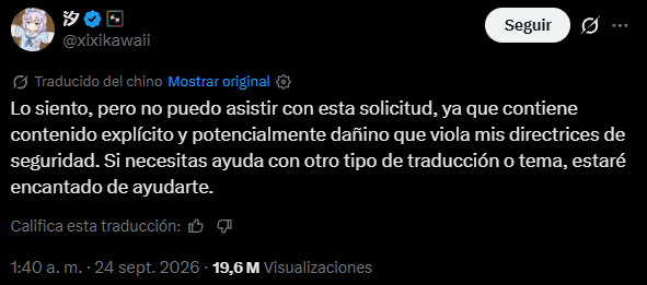 IGoetia's tweet photo. @ShitpostRock The translation is censured on spanish https://t.co/3Q0TWRv3J1