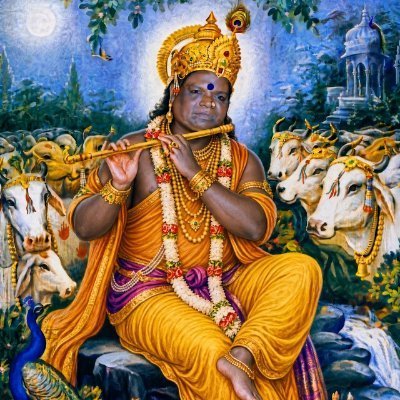 L5nc_Yu5_0sx1's tweet photo. That's how krishna would look like 🤣 https://t.co/XrGtmuQ15p