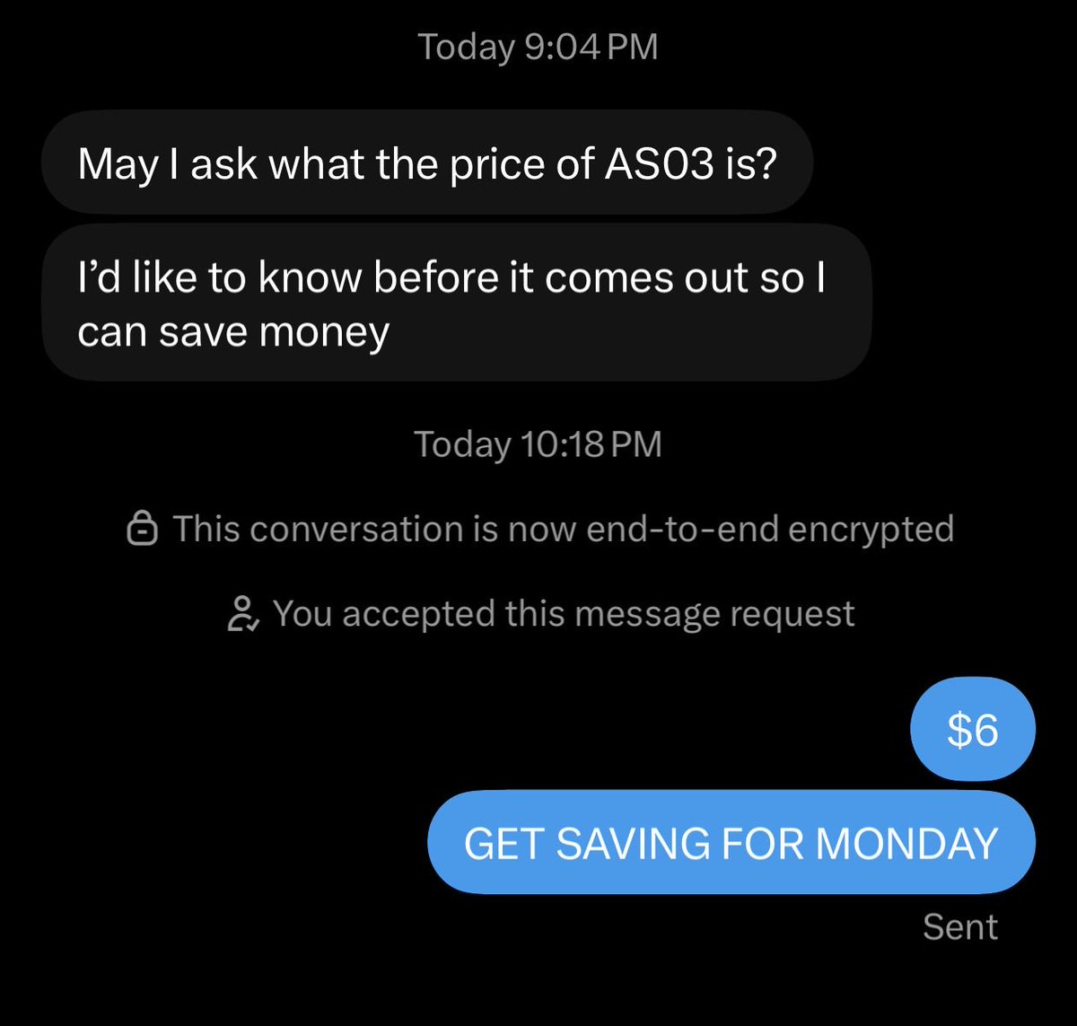 avs03pro's tweet photo. Be ready with your $6 on Monday folks! https://t.co/cjKP9L1OLh