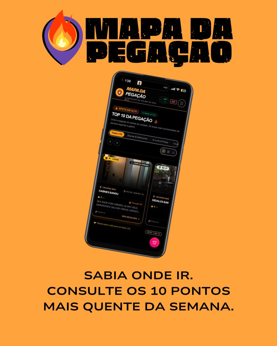 mapadapegacao_'s tweet photo. Lançamento Oficial em Outubro!
Estamos nos últimos preparativos pra liberar o acesso total. O plano trimestral vai sair por apenas R$ 49,90 no lançamento — um investimento mínimo pra transformar a tua rotina de encontros. https://t.co/S8Tz8sB8N6