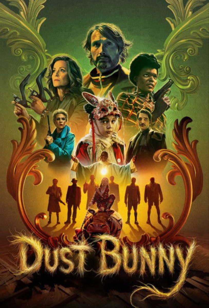 Macarah160692's tweet photo. Aurora hires her hitman neighbor to take care of a monster problem under the bed. When the titular dust bunny finally shows its fuzzy face, it is a glorious quirky fantasy. Despite the R-rating, it has cartoonish/whimsical energy rather than graphic gore. https://t.co/noViAD1pvO