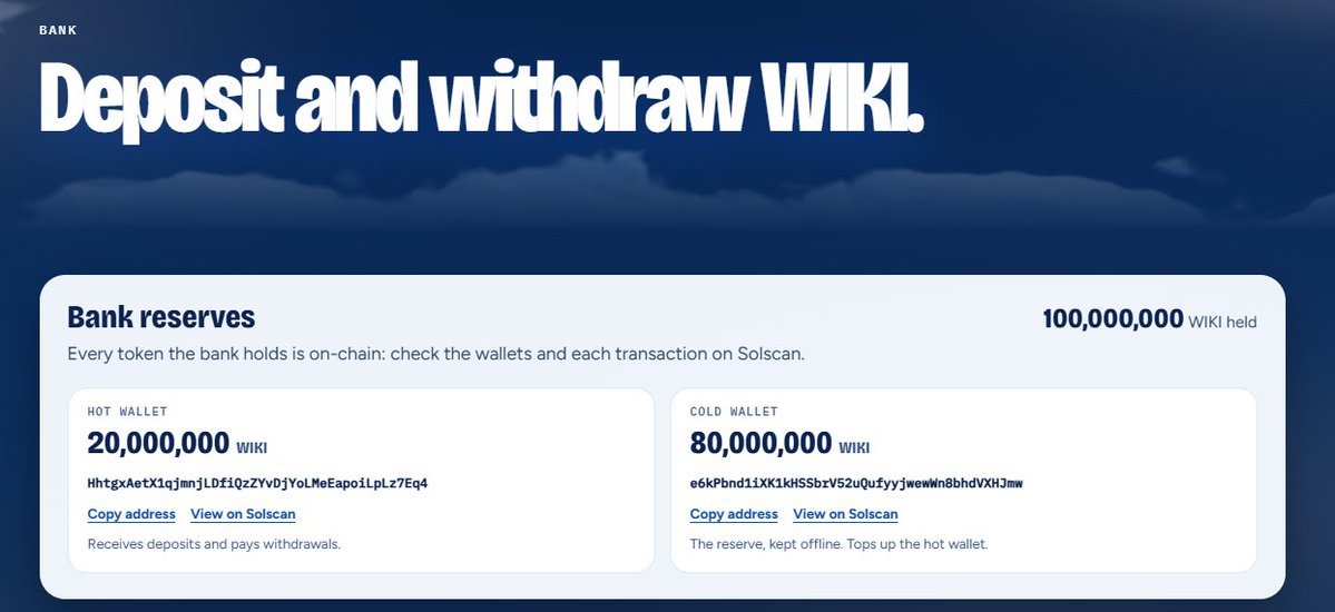 wikicardstcg's tweet photo. We just sent 2% to the Bank's hot wallets for rewards to players. https://t.co/rmruczjzrB