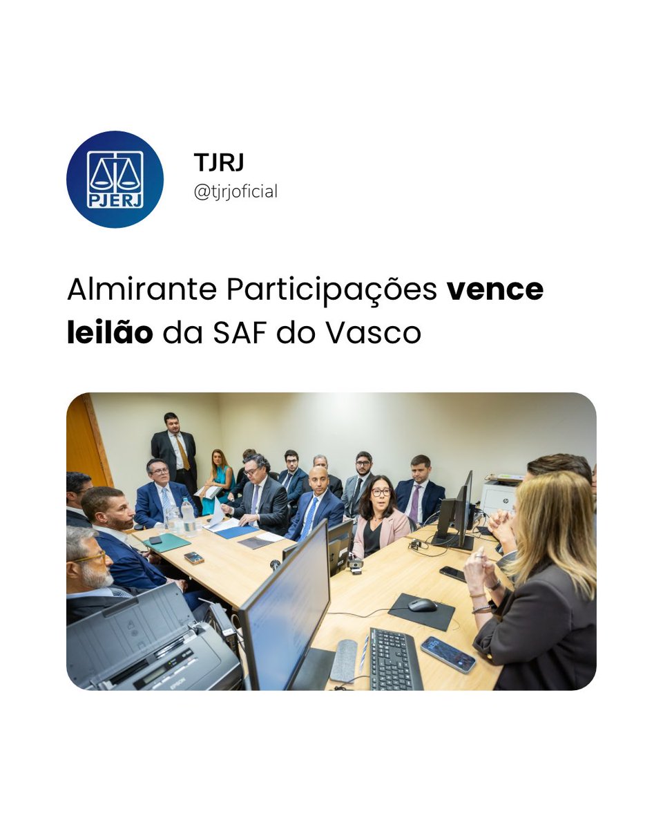 tjrjoficial's tweet photo. A nova empresa ficará responsável pela operação do futebol e reunirá, entre outros bens e direitos, contratos de jogadores e da comissão técnica, patrocínios e o uso dos centros de treinamento.

Saiba mais: https://t.co/KiQ1RPHiZj https://t.co/fqsiR9oaQu