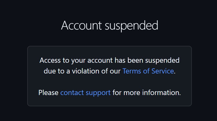 PariPariKai's tweet photo. @github hey, I released a little game 30 min ago.

My account was suspended.

"contact support" it says. I click on it

LOGIN IN ORDER TO CONTACT SUPPORT

I do and get the same window (screenshot).

It's an infinite loop. why the hell? https://t.co/4bGIZChkeM