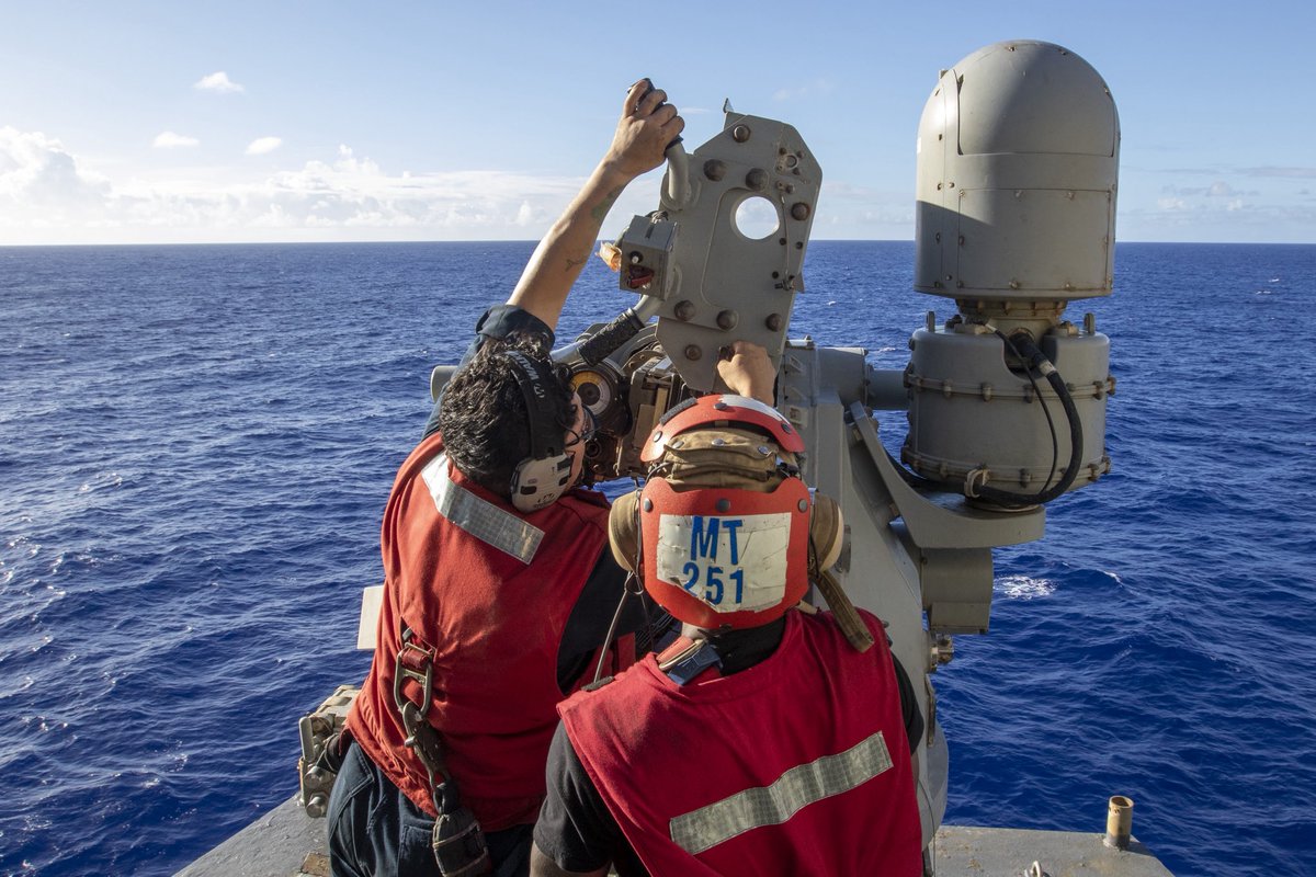 CVN_72's tweet photo. Focused. Resilient. Ready.

ABECSG continues routine underway operations in the @US7thFleet area of operations.

#ABECSG2526 #LincolnNation #InMundoOptimum https://t.co/B4lTg9iqMK