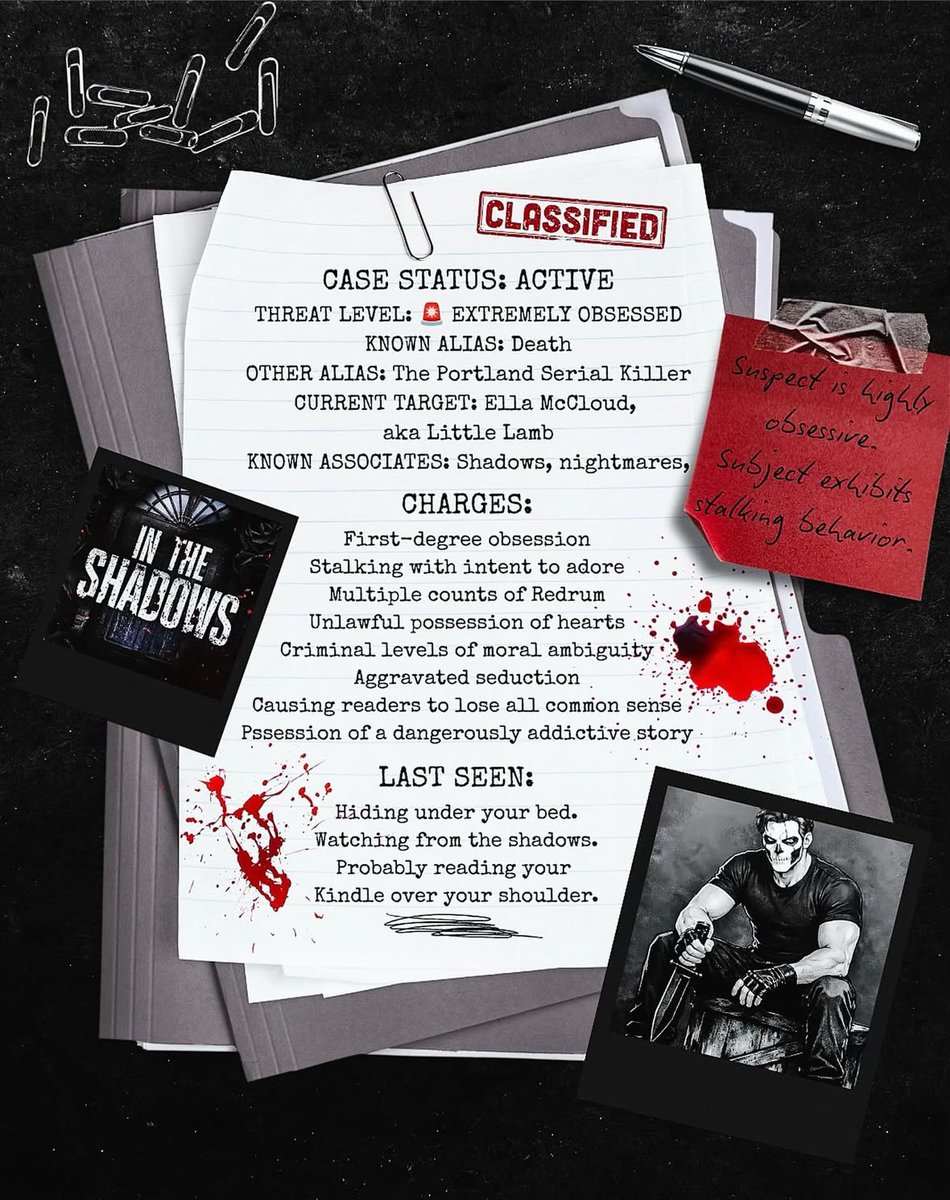 SimoneHambps's tweet photo. Join the Morally Midnight Society. Case File: Death

Death is only one piece of J. A. Owenby’s dark world of obsession, secrets, chaos, and morally gray men. Step into the shadows. Applications are open. QOTD: Morally gray or morally black? Mafia https://t.co/9hkXPkIB3w