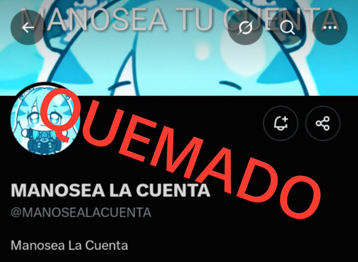 QUEMALACUENTA's tweet photo. Hola chavales del internet web, hoy vengo a quemar a @MANOSEALACUENTA por estar metiendo sus manos en lugares que no van.
Esta cuenta se puede ver muy inocente pero es un depredador, si no tienes cuidado te va a manosear de manera indebida y sin consentimiento https://t.co/7xt0hbY6cV