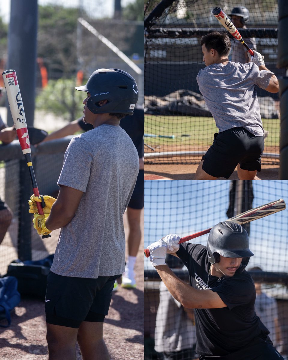 FloridaTechBB's tweet photo. 𝐂𝐡𝐫𝐢𝐬𝐭𝐦𝐚𝐬 𝐜𝐚𝐦𝐞 𝐞𝐚𝐫𝐥𝐲👀

Thank you to Wilson, Louisville and Demarini for letting the guys test out new bats for the upcoming season🫡

#GoPanthers l #TechBuilt https://t.co/2Y5OgjeIxM
