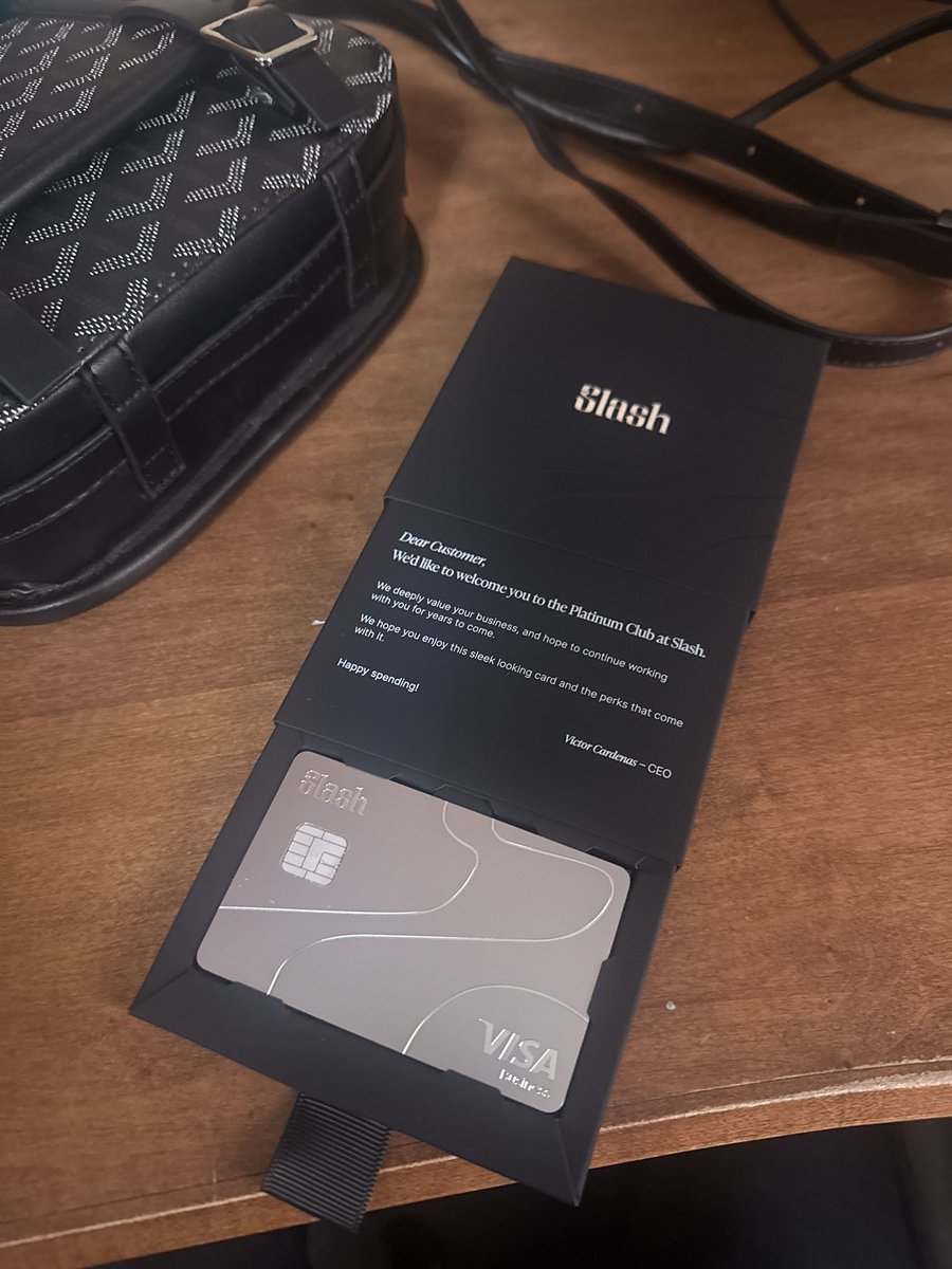 SahilG__'s tweet photo. This is by far the sexiest card in my wallet. https://t.co/CGZlsVQzcN