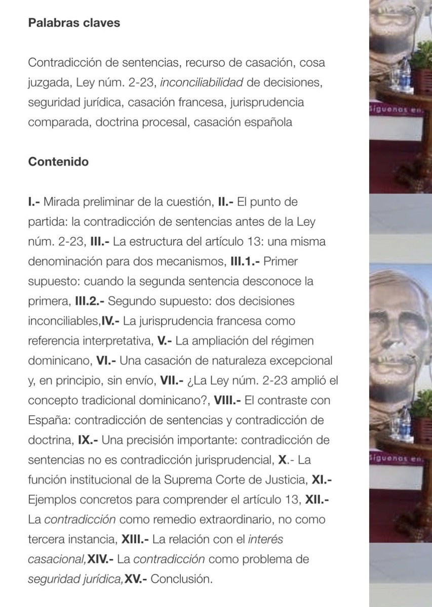 yoaldohp's tweet photo. La contradicción de sentencias plantea un problema casacional y constitucional: la cosa juzgada asegura estabilidad, pero la seguridad jurídica exige coherencia. El artículo 13 de la L. 2-23 prevé la preservación de la tutela judicial efectiva en esos casos. Doy esa mirada aquí: https://t.co/0zIsmqakio