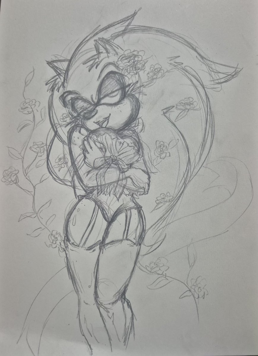 BlueBlurTokki's tweet photo. Boceto de Sonic Idol estilo pin-up #sonicau #sonadow #shadonic https://t.co/6YS19jjmgV