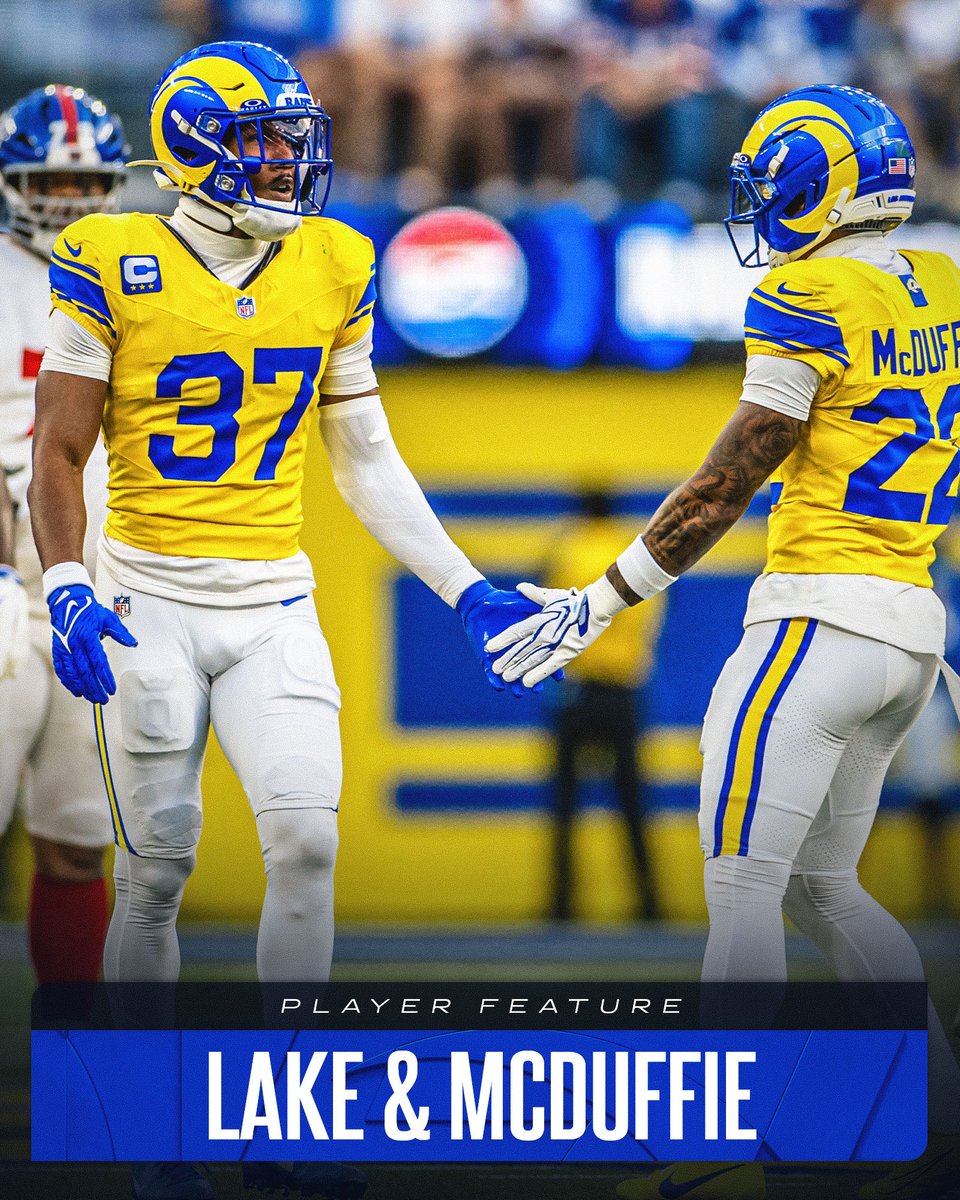 StuJRams's tweet photo. Leading the NFL in passes defensed entering Week 3, Trent McDuffie and Quentin Lake credit calm demeanor, maximizing opportunities and trust in teammates

📝 » https://t.co/ryNxNH65wy https://t.co/AD2Jws75Hs