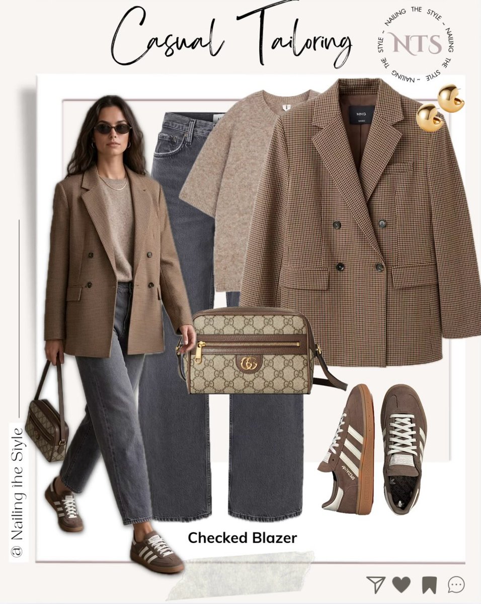 VivanBlackhah's tweet photo. 8 ways to style checked blazers for chic, effortless looks. Comment “LINK” and follow me for outfit details and inspiration. https://t.co/gjNIdEz99j