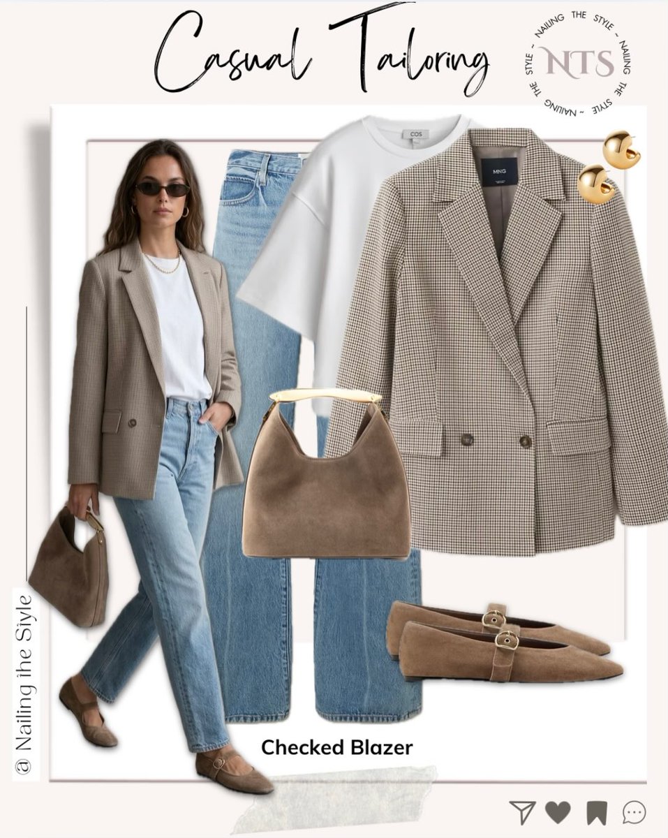 VivanBlackhah's tweet photo. 8 ways to style checked blazers for chic, effortless looks. Comment “LINK” and follow me for outfit details and inspiration. https://t.co/gjNIdEz99j