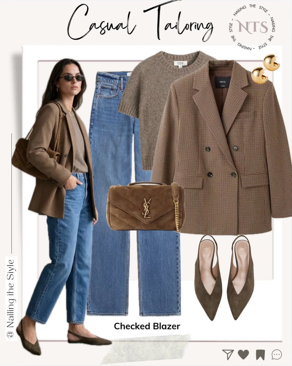 VivanBlackhah's tweet photo. 8 ways to style checked blazers for chic, effortless looks. Comment “LINK” and follow me for outfit details and inspiration. https://t.co/gjNIdEz99j