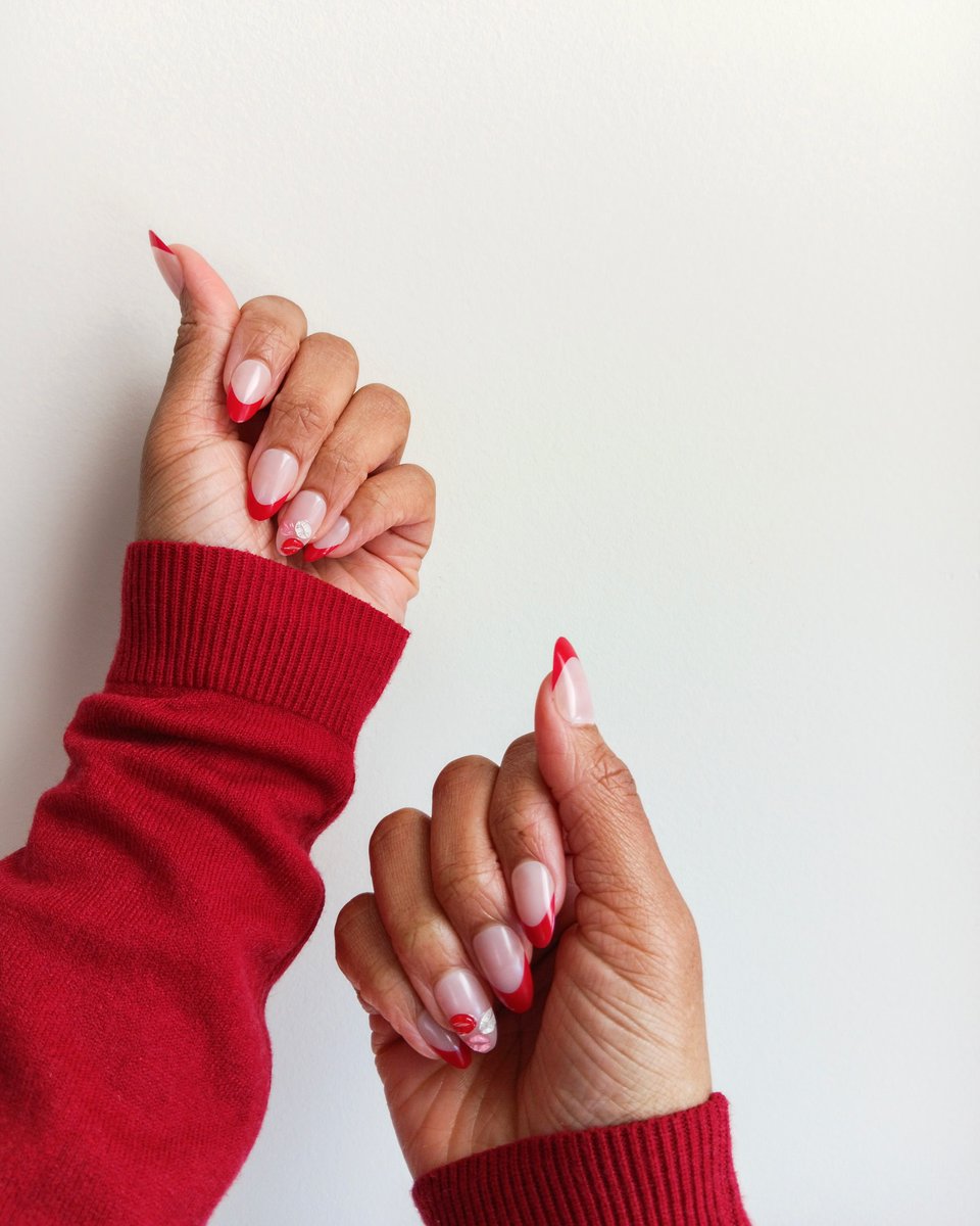 SofiWang_'s tweet photo. Switch up your mani any day with @impressnails. No glue needed: prep, choose your size, peel, press for 20–30 seconds, and go. The “Lover” set also makes a chic red French mani for any outfit or occasion. https://t.co/3xJnscNbSM