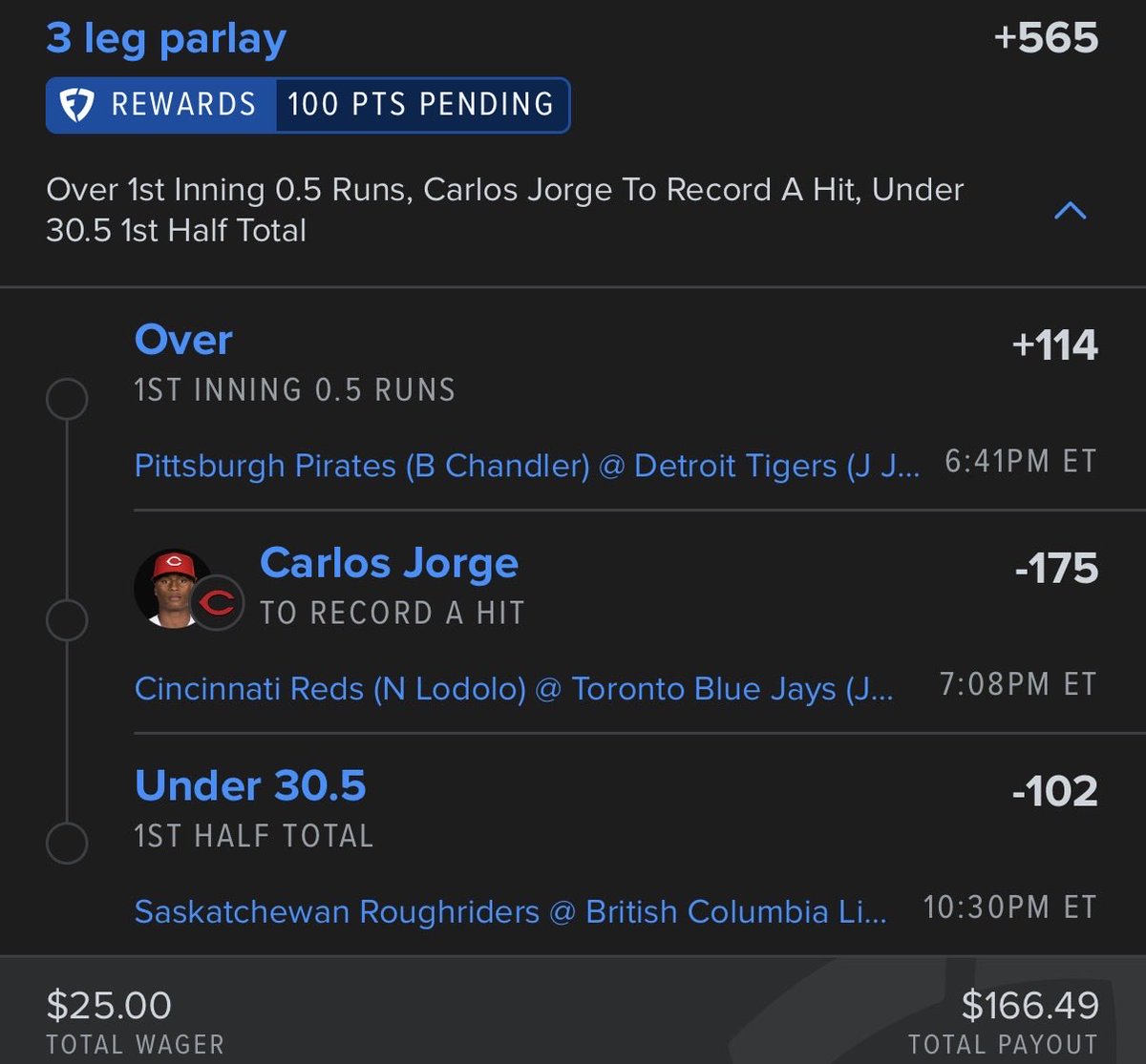 CurtEusCurtis's tweet photo. FanDuel play from the @OddsJam  parlay tool! 🔥 

Use it for free on the app! 🆓 

Tail here: https://t.co/mrebTcU6Bv https://t.co/AACmcAmnDA