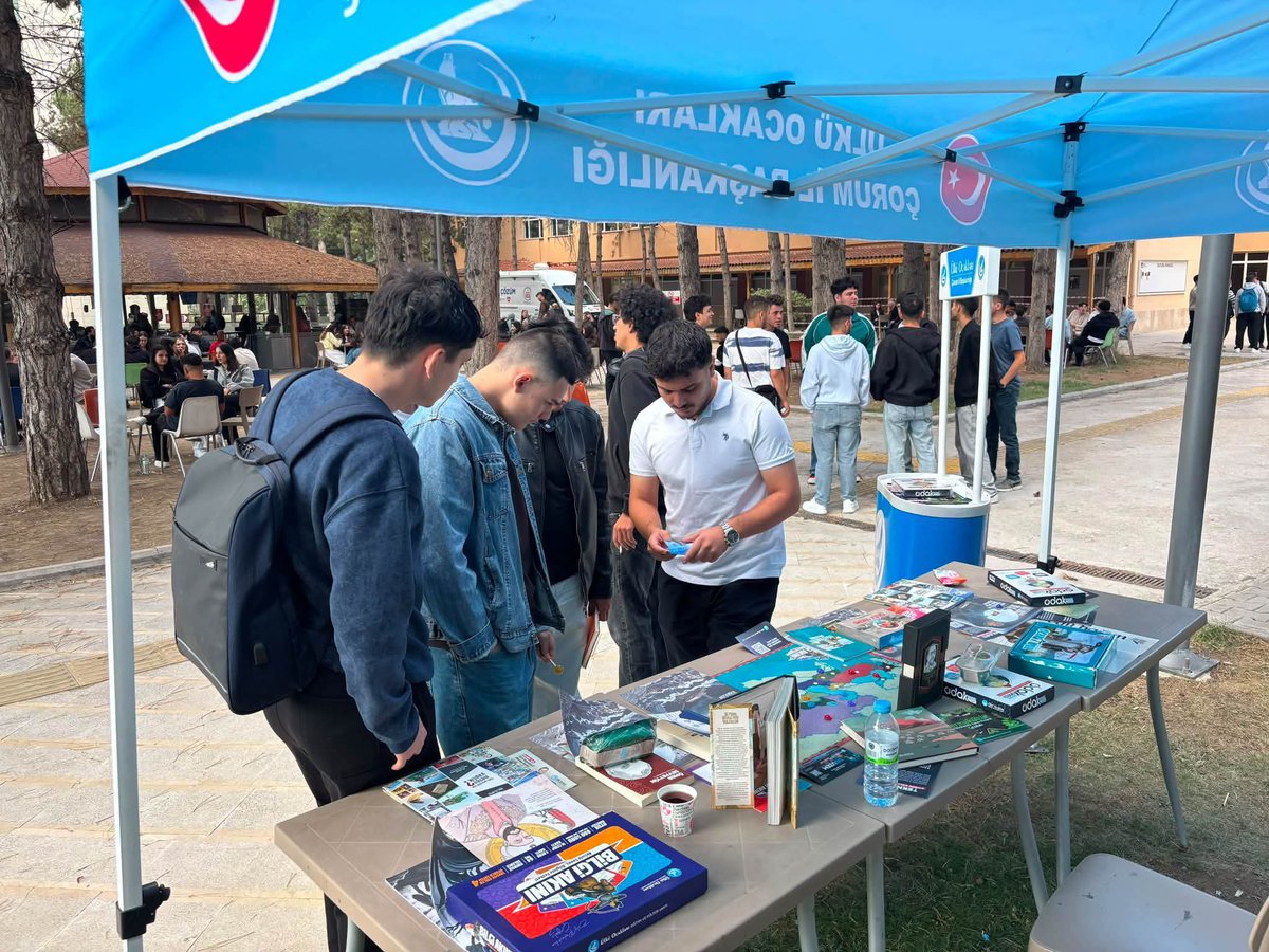 CrmUniversite's tweet photo. Ülkü Ocakları Çorum İl Başkanlığı Üniversite Birimi olarak; Meslek Yüksekokulumuzda Akıl ve Zeka oyunlarımızı, yazılı ve dijital yayınlarımızı, eğitim programlarımızı ve faaliyetlerimizi tanıttık.
@ayyildirim1 https://t.co/pUdpDbUKnt