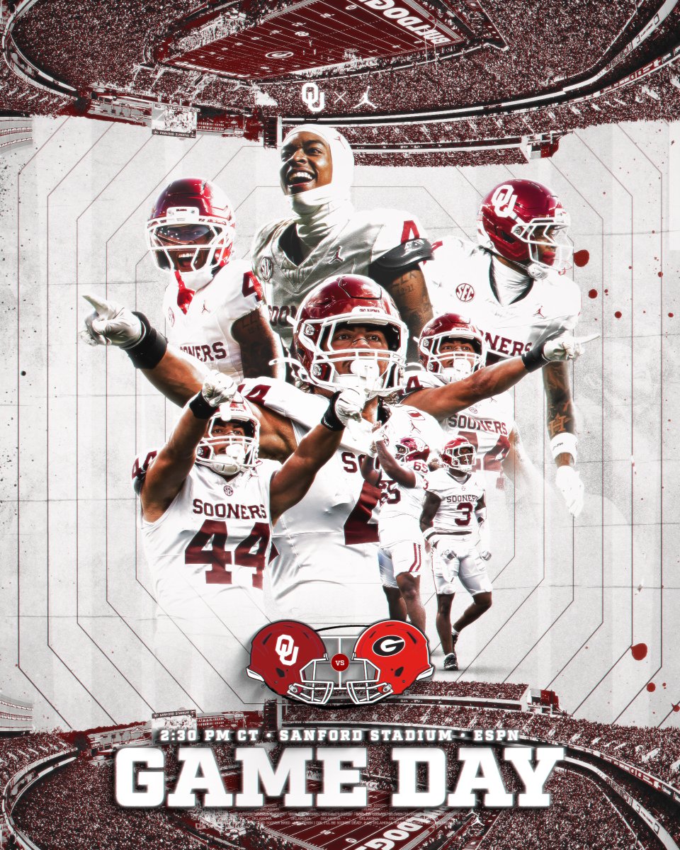 OU_Football's tweet photo. GAME DAY 🗣️ https://t.co/aD4igptij8