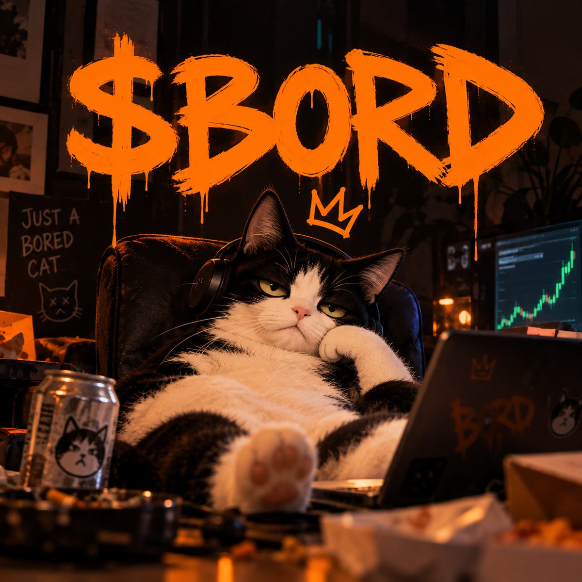 BORED_CATSOL's tweet photo. Still bored. Still here. $BORD https://t.co/eiRbd5A5UJ