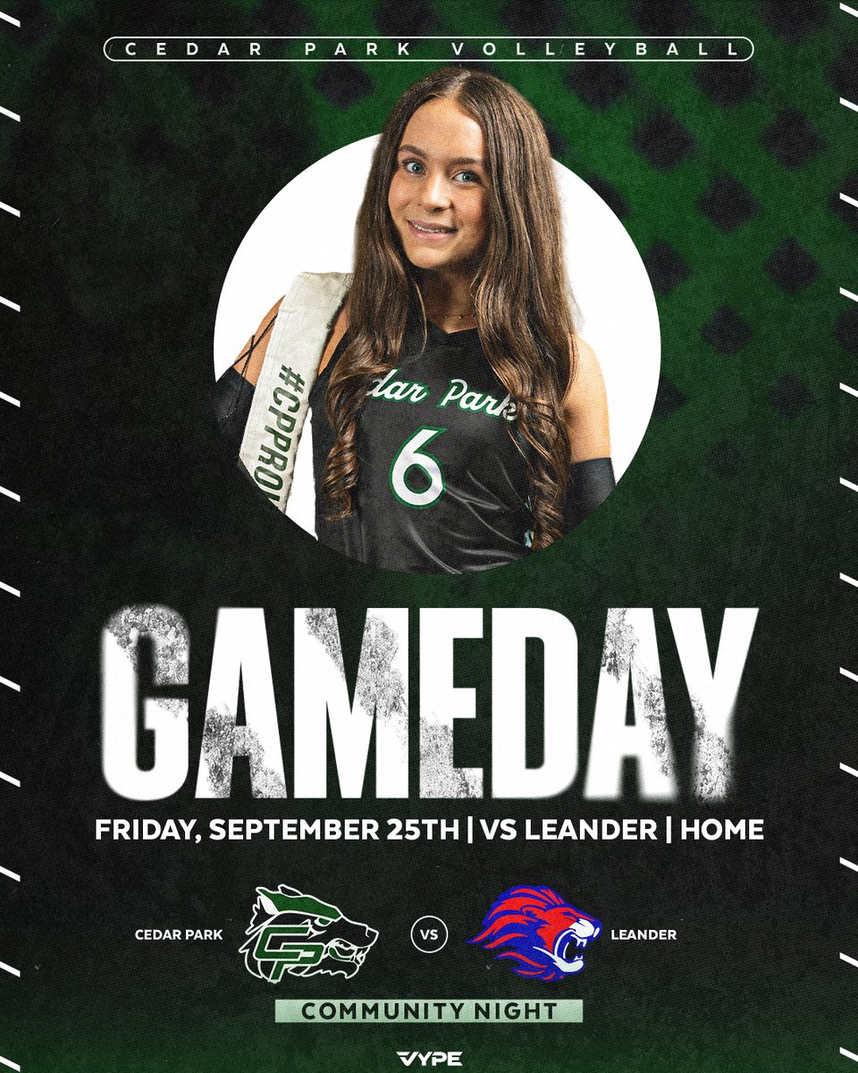 cphsvb2018's tweet photo. ITS GAMEDAY!!!
5:30 - JV/Freshman
6:30 - Varsity
Let’s GO 💚🐺 #CPProud #SameStandardDifferentLevel #ForthepackWiththepack #EarnedNotGiven2026 https://t.co/K3gf4RDQZY