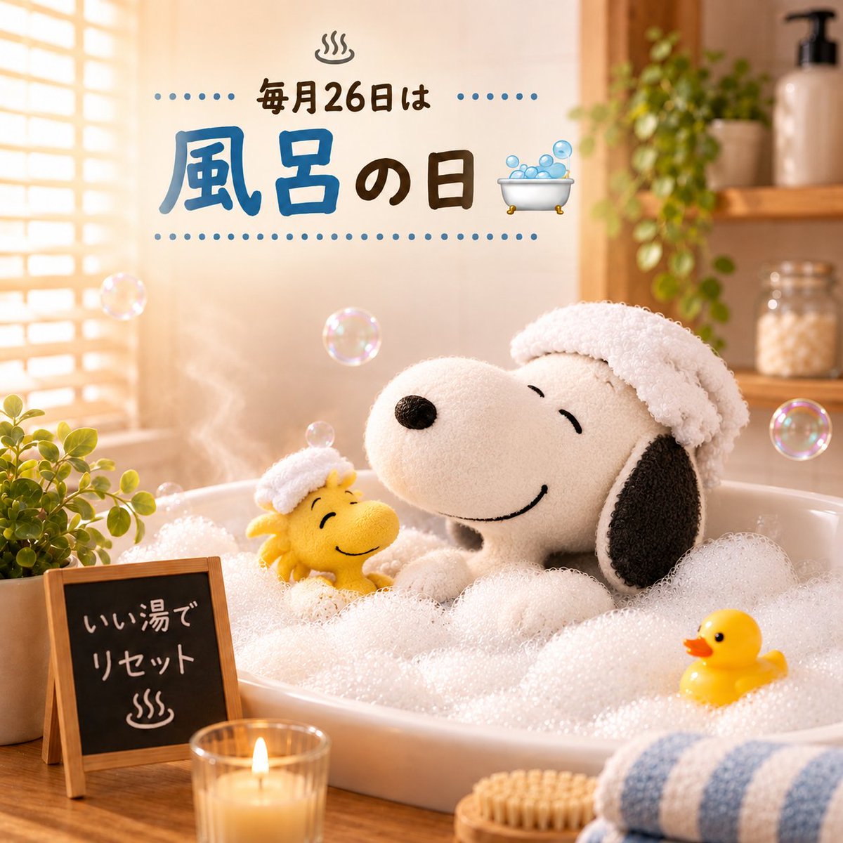 ParodySnoopy's tweet photo. 🩵🛀

9月26日は風呂の日🛁 https://t.co/Hbz3ZMeEWu