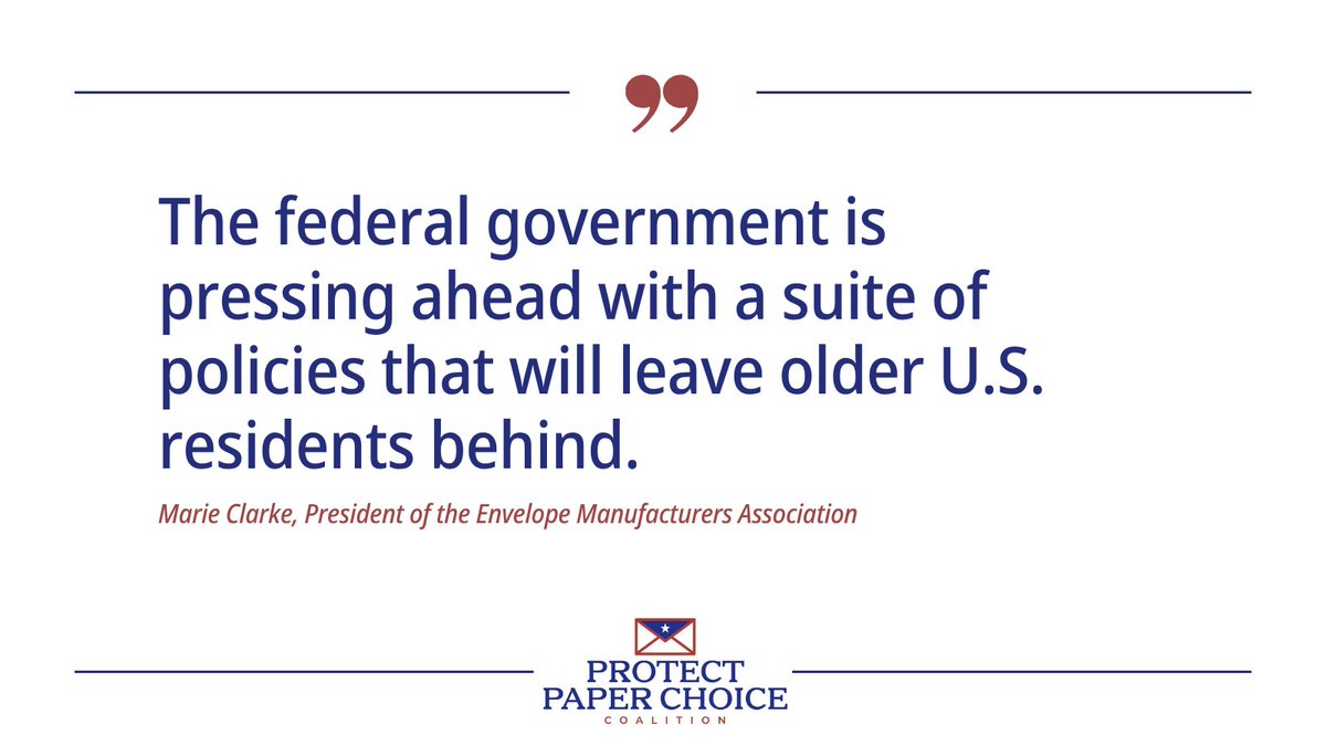 ForestandPaper's tweet photo. Millions of older Americans will be disproportionately impacted by the @SECGov’s proposed Regulation E-Delivery, where people will receive their most sensitive financial documents over email rather than mail, with no need for approval first. Read more: https://t.co/lbFHqr4hKr https://t.co/pum3IgMMwn