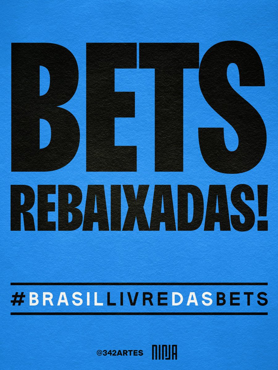 MidiaNINJA's tweet photo. Vencemos! O Brasil está livre das Bets 🚫 #BrasilLivreDasBets

Compartilhe essa mensagem e faça parte dessa onda. https://t.co/Sfqcw37My2