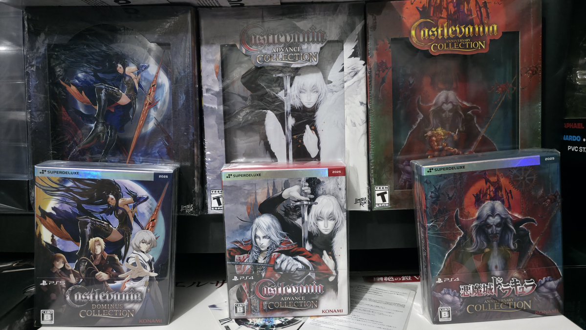 Karelplay's tweet photo. @Castlevania_EN Y mi colección en los juegos de 3D para cuando? NO SE LES OLVIDEN LOS DE NINTENDO 64 EH!? Si no, boicot contra Konami https://t.co/AtQcfugp7a