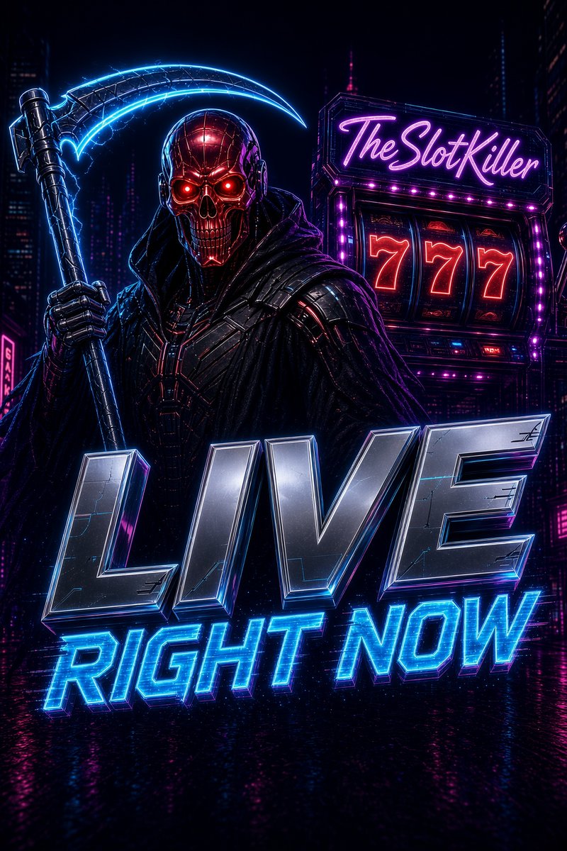 TheSlotKiller's tweet photo. 💀Live Right now on @kick 

Jump in 👉https://t.co/8CaoNpHHWT

Starting stack $700. Running it on @gamba

Giveaways dropping every 15 minutes