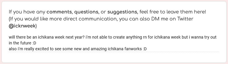 icknweek's tweet photo. if everything goes well then hopefully there is one next year too!! i would love to host next year no matter what happens, but if im unable i really hope someone else does. i want ichikana to be Eternal. Forever https://t.co/CxpHGro6D1