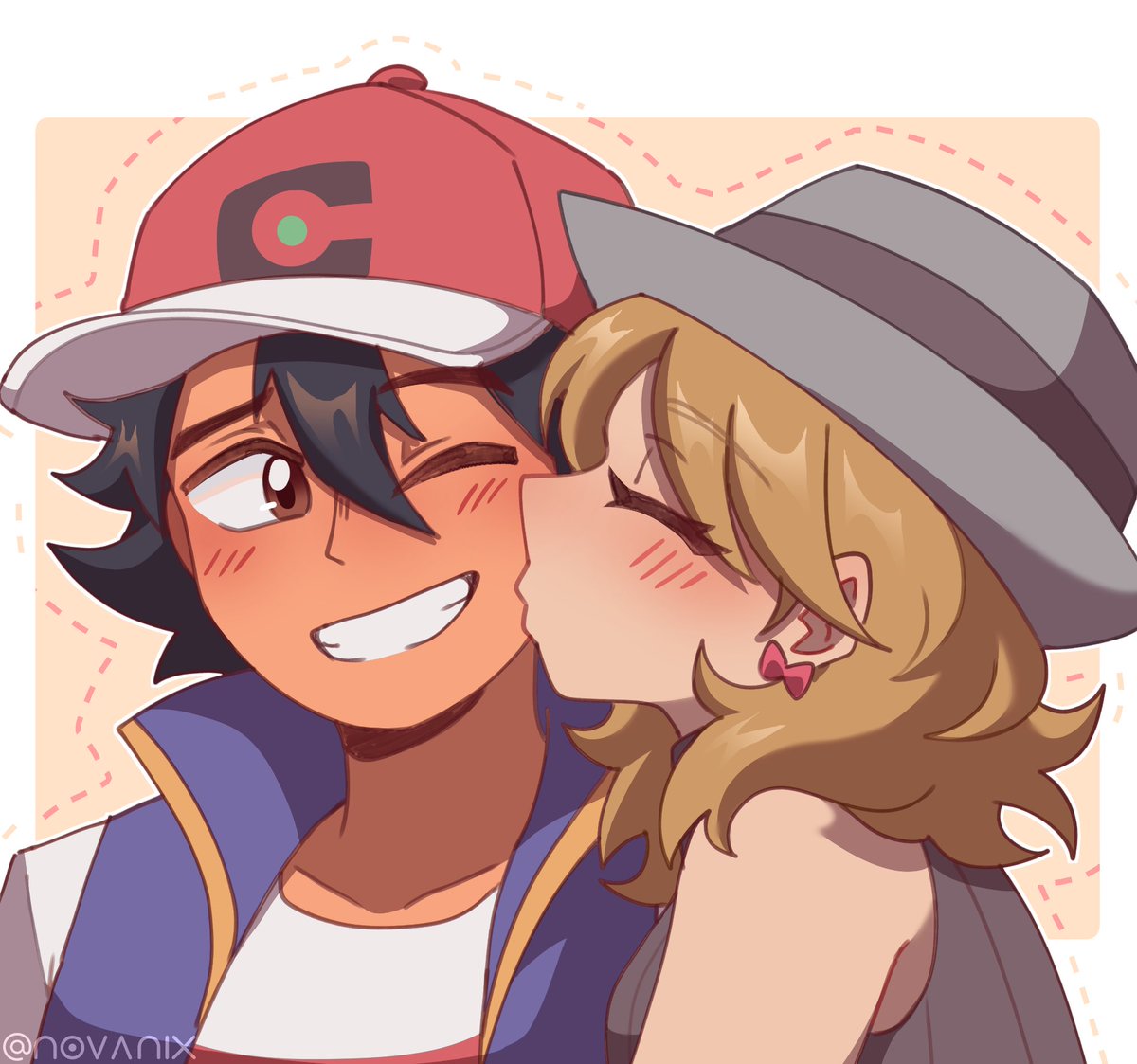 vacuous_alex's tweet photo. Going back to my roots a bit!! Some original Ash and Serena artworks! Still love them! 💙❤️

Art by @n0vanix 

#amourshipping #satosere #サトセレ https://t.co/sSacfaWTQu