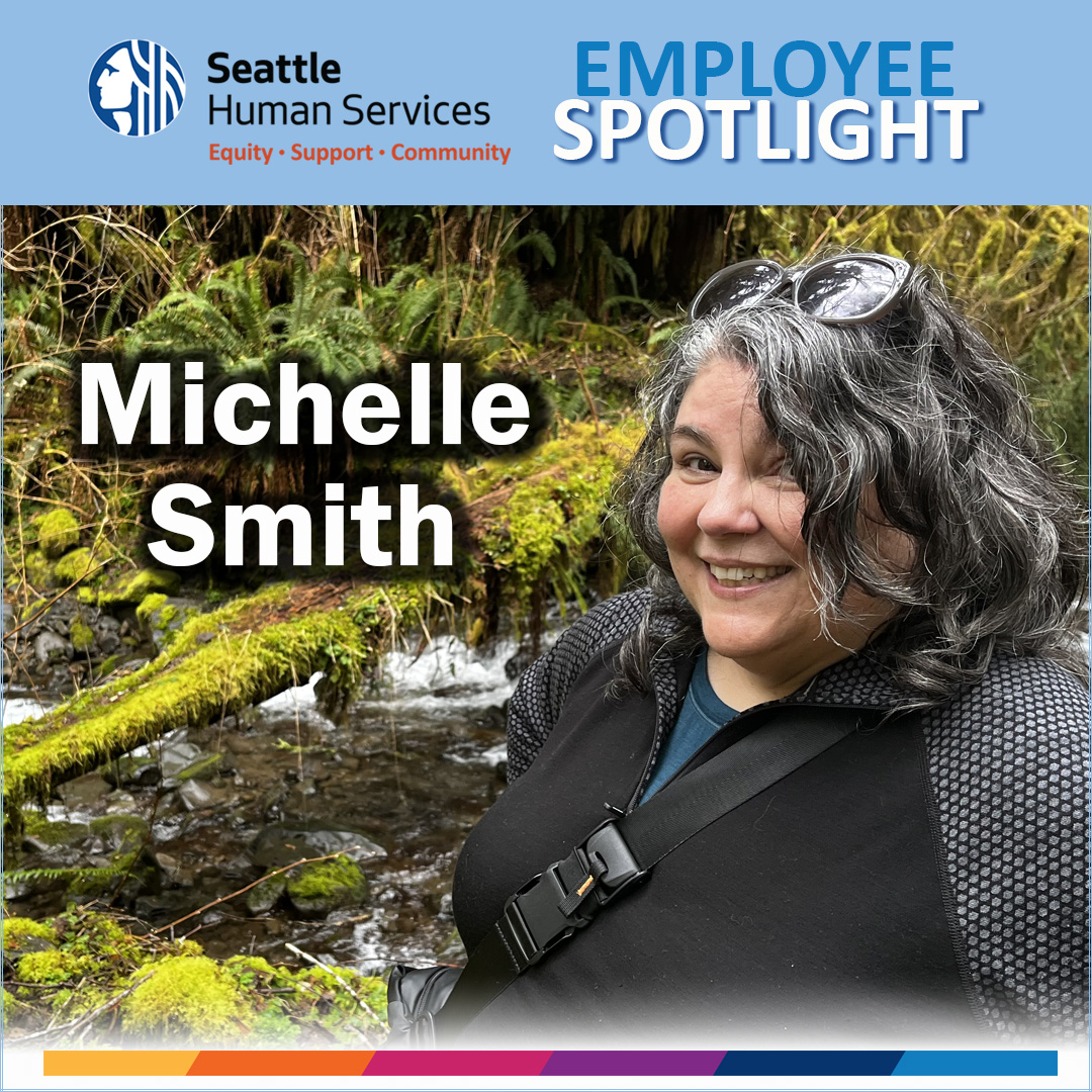 SeattleHSD's tweet photo. As Domestic Violence Awareness Month approaches in October, our latest Employee Spotlight features Michelle Smith of the Mayor’s Office on Domestic Violence and Sexual Assault.   Check it out: https://t.co/JQAqIIS20n https://t.co/8NyDXVn62q