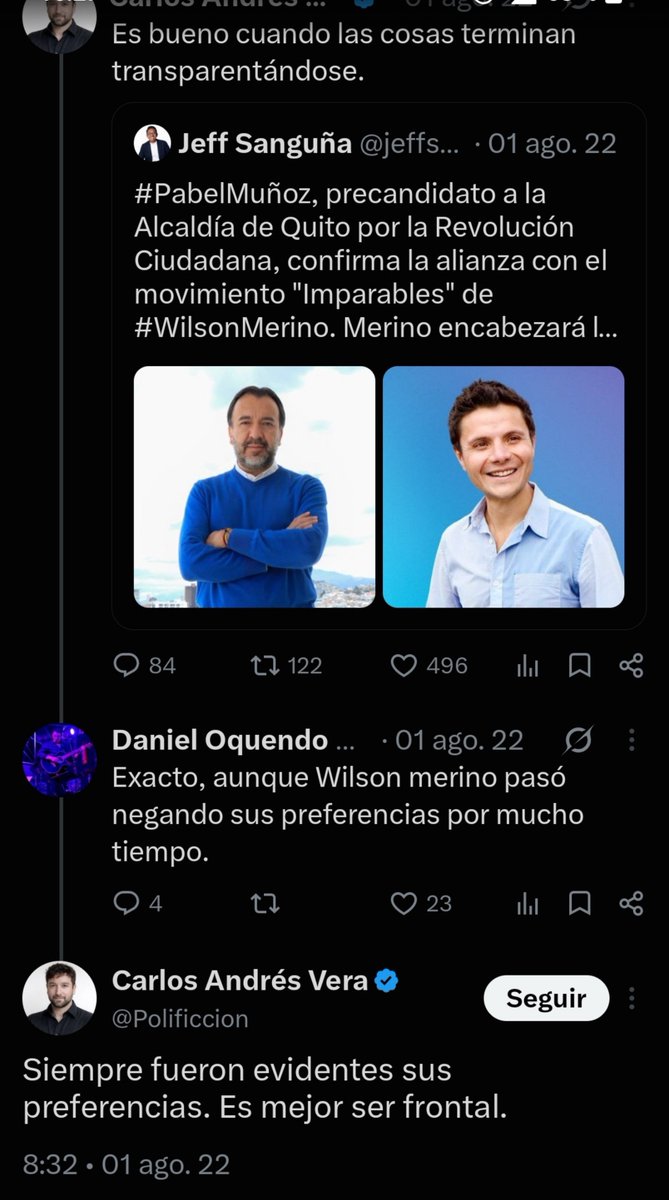 alaarirr's tweet photo. Hace 4 años era el correísta al que se le notaban sus preferencias, ahora es el outsider. Qué versátil! https://t.co/ZE9oUgdQu9