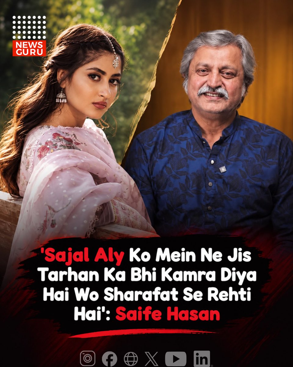 ZenaidaAulldr's tweet photo. @saife_hasan praised @sajalaly for her professionalism, humility and discipline on set, noting that she remains respectful and carries herself with dignity regardless of the facilities provided. His comments highlight her grounded nature behind the https://t.co/jtwpVPSqNN