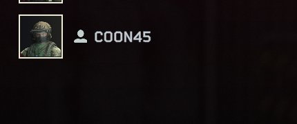 Phxsmophobia's tweet photo. Nice name filters that stop you from using normal words but allow blatantly racist names :) #EscapeFromTarkov #TarkovArena https://t.co/EPsWWnK4vc