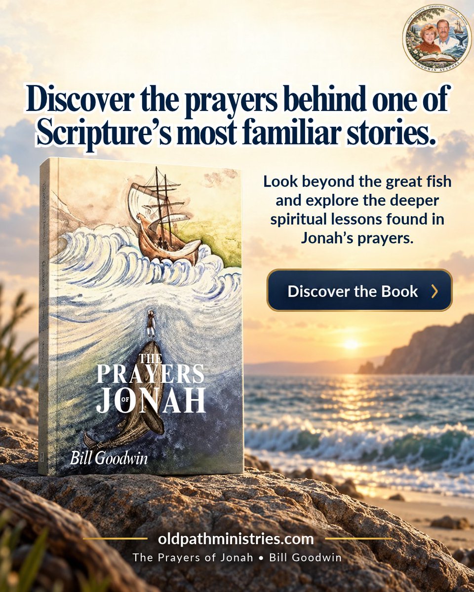 BillGAuthor's tweet photo. What if there’s more to Jonah’s story than the great fish? 🌊📖

Sometimes, the most familiar stories have lessons we discover only when we take a closer look.

📖 Discover the book at https://t.co/gDycAmxqMw

#ThePrayersOfJonah #BillGoodwin #ChristianBooks #Faith #Prayer https://t.co/rrZ8DnvXlo
