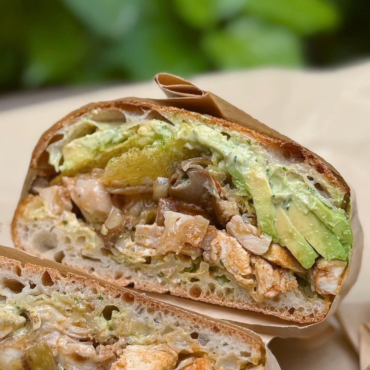 LynetteBoli5's tweet photo. In @wheatheadbaking’s sandwiches we trust. The Winner Winner delivered bold, smoky, spicy Mexican-inspired flavours, while the Buttah Hammer kept things light and umami-rich. Don’t miss the juicy sour cherry pie with brown-butter almond streusel. https://t.co/9H5wAdVyms